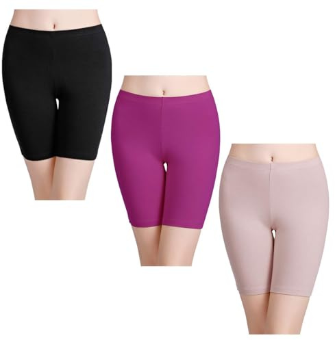 wirarpa underbyxor, cykelbyxor, boxershorts, för damer, hög midja, bomull, shorts, trosor, långa underkläder, storlek S–5XL
