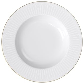 Villeroy & Boch Signature Château Septfontaines piatto fondo, 29 cm Ø, bianco/oro