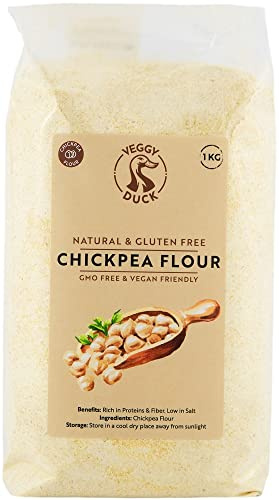 Veggy Duck - Kichererbsenmehl (1Kg) - Glutenfrei | GVO-frei | Made in Italy | Natürlich | Veganfreundlich