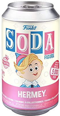 Funko Vinyl SODA: Rudolph - Hermey the Elf - 1/6 Odds for Rare Chase Variant - (Styles May Vary) - Rudolph the Red-Nosed Reindeer - Collectable Vinyl Figure - Gift Idea - Official Merchandise