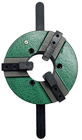 INTBUYING 8 Self-centering Welding Positioner Table Chuck, Alloy Steel, 200mm Diameter, Suitable for Lathe, Milling Machine and Drilling Machine