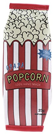 NUOBESTY Popcorn Box Simulation Lustige Snacks Schreibwarenbox Schreibwarentasche Federmäppchen Für Schüler Mit Reißverschluss Großes Fassungsvermögen Praktisch Komfortabel Für Dauerhaften