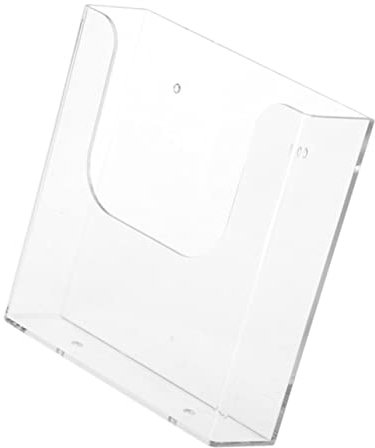 NUOBESTY Wandmontierter Dokumentenhalter Aus Robustem Plastik Praktischer Prospektständer Für Büro Dekorativer Organizer Zur Aufbewahrung Von Broschüren Und Dokumenten Platzsparendes Displa