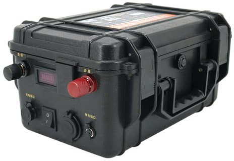 WILLQ 12V 24V LiFePO4 Lithium Iron Phosphate Battery Pack 60Ah-200Ah Built-in BMS for Electric Boat Motor Fishing Boat Propeller Marine Propulsion Battery,24V60AH+5A