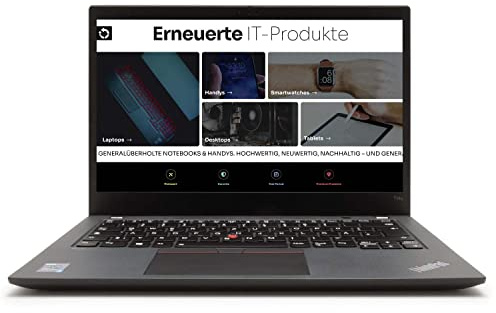 Lenovo ThinkPad T14s G2 Laptop | 14 Zoll | 1920 x 1080 Touch | Intel Core i7-1185G7 | 32 GB DDR4 RAM | 512 GB NVMe | DE-QWERTZ | Windows 11 Pro | 1 Jahr Garantie | (Generalüberholt)