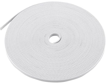 10m GT2 Weiß Zahnriemen 3D Drucker Zahnriemen 10 Meter Open Ended Pu Timing Gürtel Breite 6mm 3D Drucker Riemen Für RepRap Drucker CNC Weiß Stahlkern Zubehör