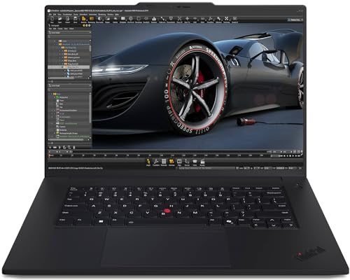 Lenovo ThinkPad P1 Gen 7 Workstation Laptop - Intel Ultra 7 165H, NVIDIA RTX 3000 Ada, 32 GB RAM, SSD NVMe da 2 TB, 16 2.8K (2560 x 1600) IPS, antiriflesso, 500 nit, fotocamera 5 MP RGB+IR, Windows