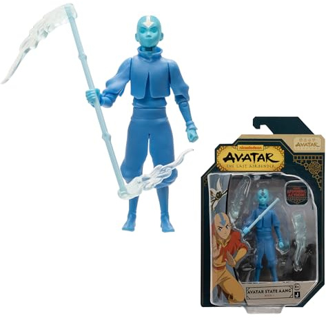 Avatar: The Last Airbender Avatar Aang (Book One) – 11,4 cm große Figur mit Staff, Lufteffekten und Battle Action