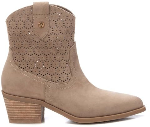 XTI - Botín Mujer Taupe - Calzado Cómodo y Versátil - Moda casual - Modelo 14388503 (Talla 39)