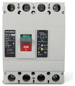 NEZUCHPV Interrupteur pneumatique CDM1L 4300 avec disjoncteur de Protection Contre Les fuites, Protection Contre Les fuites, Porte Principale 4P/4300/380V triphasé Quatre Fils