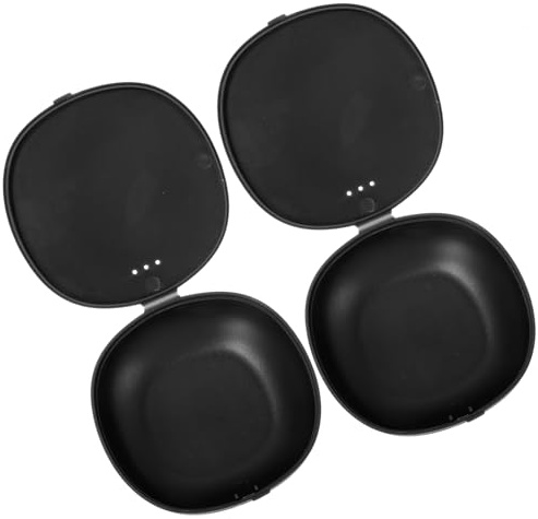 SOIMISS Scatola Porta Coppette Mestruali in Plastica Set 2 Pezzi, Custodia Portaoggetti Leggera e Resistente, Contenitore Traspirante per Uso Esterno e Trasporto in Borsa, Salva Spazio