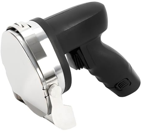 LKHDONG Elektrisches Schawarma-Messer Kabelloses Dönermesser 80W Dönerschneider Edelstahl Kebabschneider, Döner-Kebab-Fleischschneider Türkisches Kebab-Messer mit 2 Klingen