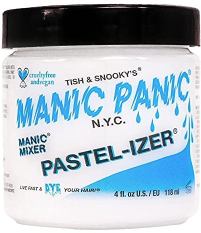 Manic Panic Paste/Blender Cream, pasta capilar semipermanente vegana y libre de crueldad animal, para colores de cabello más claros, 118 ml