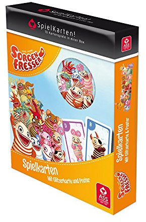 ASS Altenburger 22577505 - Sorgenfresser SpielKarten! - Die Kartenspielesammlung mit 10 Spielen in 1 Box