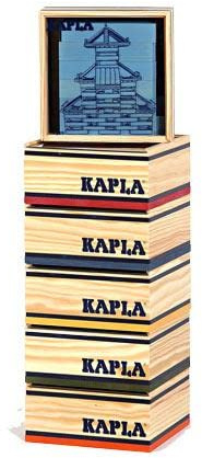 Kapla 6 x 40 Steine Farbsteine in Holbox sortiert