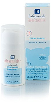 Babycoccole DERMO POMATA LENITIVA PROTETTIVA per Bambini. Con Ossido di Zinco è ideale per il cambio del pannolino. Calma rossori e prurito, idrata la pelle sensibile, secca e Atopica - 75 ml