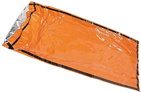 Fox Outdoor Sacco bivacco di emergenza, con rivestimento in alluminio su un lato