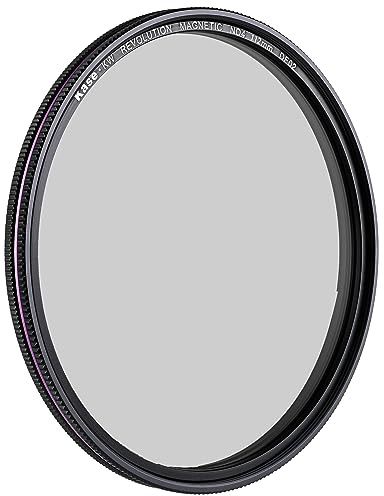 Kase Wolverine Revolution 112 mm magnetischer ND4 2-Stop-Glasfilter, stoßfest, gehärtetes optisches Glas, mit violettem Ring und Adapter