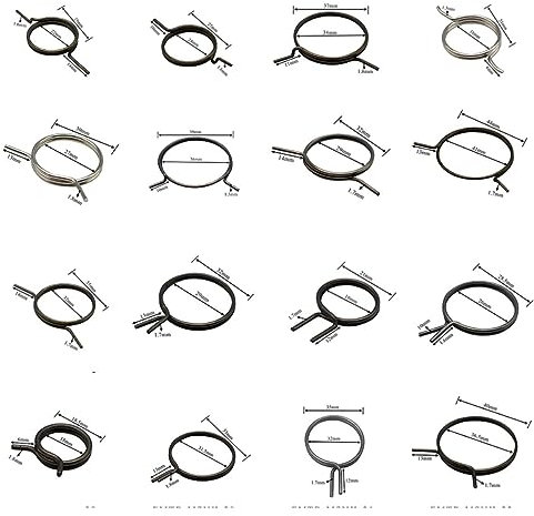 Ressort de torsion de poignée de poignée de porte personnalisé utilisé pour serrure électronique antivol ressort de serrure de porte 10pcs/Lot-FMTB-MSNH-F