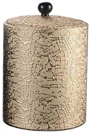 ASHSDI Eiskübel Bierfass Bar-Tool Eiskübel Mit Deckel Und Sieb, Gut Verarbeiteter, Isolierter Edelstahl, Doppelwandig, Hält Das EIS Länger EIS-Pellet-eishalter Sektkübel (Color : Gold)