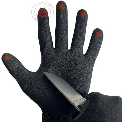 Tactical Tools Guantes anticortes policiales nivel 5 - Guantes trabajo - Ideales como anticorte policiales/jardineria/guantes de trabajo (M /8)