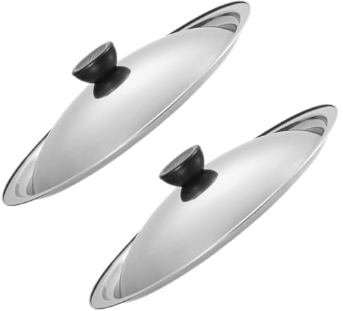 Ciieeo Edelstahl Topfdeckel 24-28 Zoll Universeller Pfannendeckel Aus Rostfreiem Metall Für Kochtopf Und Bratpfanne Vielseitig Einsetzbar Für Effizientes Kochen