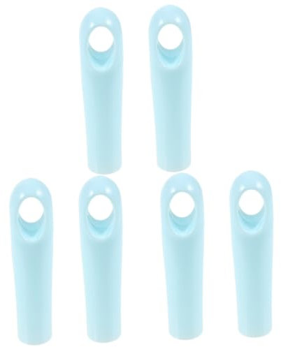 Ipetboom 6pcs Handles Sweeping Broom Replacement Grip Handle Broom End Cap for Mop