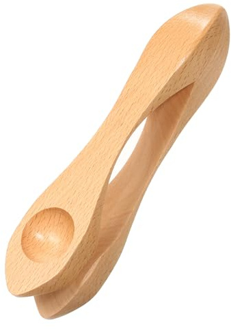 Cuchara Musical de Madera Natural — Instrumento de Percusión Tradicional para Niños y Adultos, Fácil de Aprender, Sonido Rico y Portátil