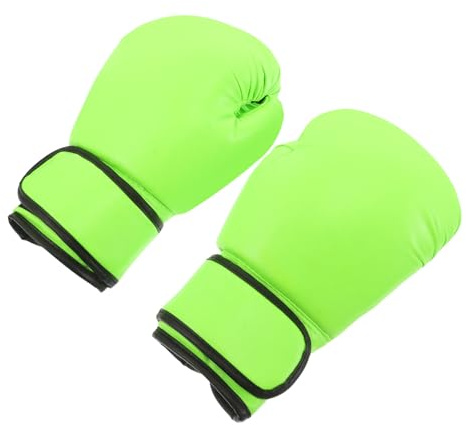 FUNOMOCYA Moufles de Boxe pour Garçon et Filles 8Oz Vert Clair Mousse Amortissante Moufles de Kickboxing et Sparring MMA Adaptés Arts Martiaux pour Jeunes et Adolescents Confort et