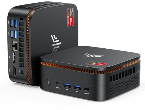 NiPoGi H1 Mini PC ΑΜD Ryzen 7 7735HS (4.75GHz,8C/16T) WiFi6 BT5.2 W-11 PRO