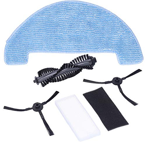Spazzatrice Spazzola rotante Kit spazzola laterale in tessuto Parti di ricambio per A4S Set di accessori pratici Migliora l'efficienza di pulizia Materiale ABS durevole
