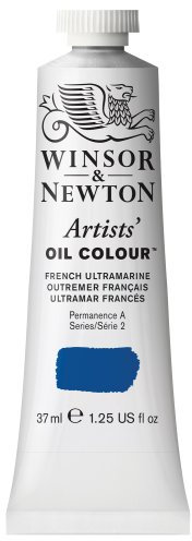 Winsor & Newton 1214283 Artists Ölfarbe - 37ml Tube, Künstler - Ölfarbe mit höchstmöglicher Pigmentierung, höchste Lichtechtheit - Französisch Ultramarin