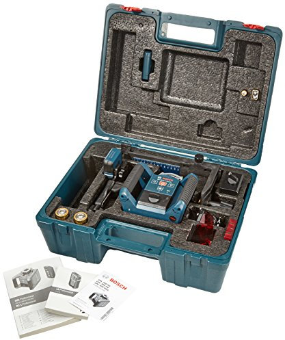 BOSCH rotationslaser GRL 300 HV Set mit GR 240, BT 300 HD, Blau