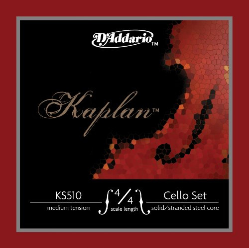 D'Addario Kaplan Cello-Saiten - Vollständiger Satz - KS510 4/4H - Cellosaiten - 4/4 Skala, Hohe Spannung