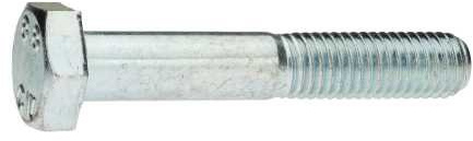 Reidl Sechskantschrauben mit Schaft 12 x 180 mm DIN 931 8.8 galv. verzinkt farblos 5 Stück