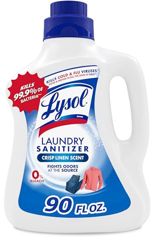 Lysol Laundry Sanitizer Additive, Crisp Linen, 90oz