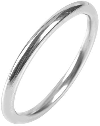 Demeras Anillo tórico Soldado, Barco de Acero Inoxidable, Anillo Soldado Marino, círculo Pulido para Anillos de Yoga, Mascotas, Buceo, Escalada