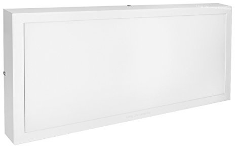 Long Life Lamp Company 36W LED Panel 300 x 600 Ceiling Light Cool White 6500K Surface Mount Includes Driver