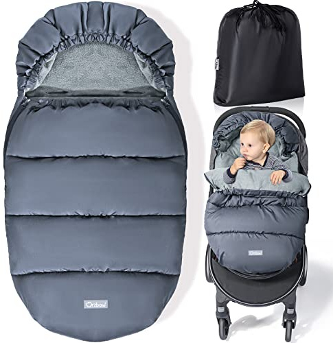 Orzbow Footmuff for Pushchair Universal, Easy-Access Zipper