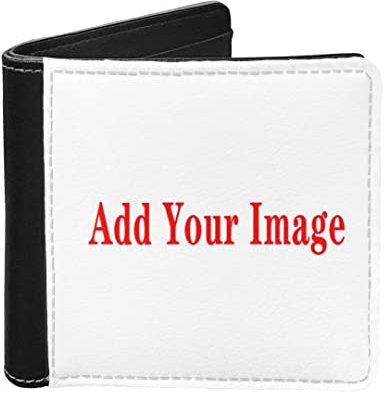 SCRAWLGOD Bifold Geldbörse für Herren Leder Kreditkartenetui Slim Geldklammer, Personalisiert, Retro