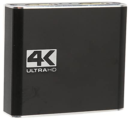 4K Audio Video Capture Card, HD 1080P 60fps Video- und Sound Capture Card mit Mic In und Sound Out, für Game Capture Card für Streaming, Work for, für DSLR, für OBS