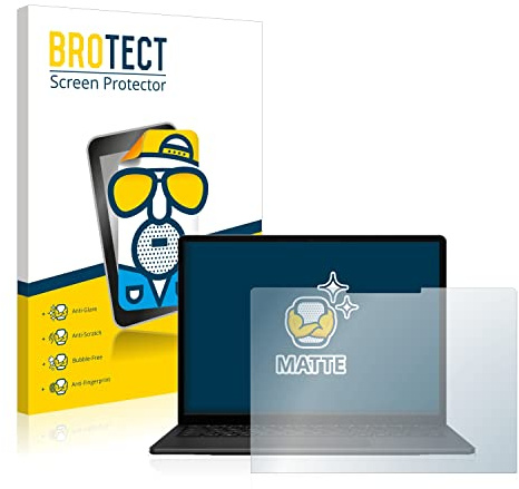 BROTECT Schutzfolie für Microsoft Surface Laptop 5 15 | Entspiegelnder Displayschutz Made in Germany Matte Displayschutz-Folie Anti-Reflex Anti-Fingerprint Einfache Montage