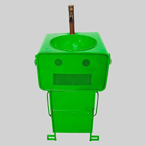ZARBAILRE Mobile Lavabo Bagno Industriale, Mobile Lavabo Bagno, Cassetti Mobile Lavabo Bagno in Ferro Battuto Stile Industriale (B)