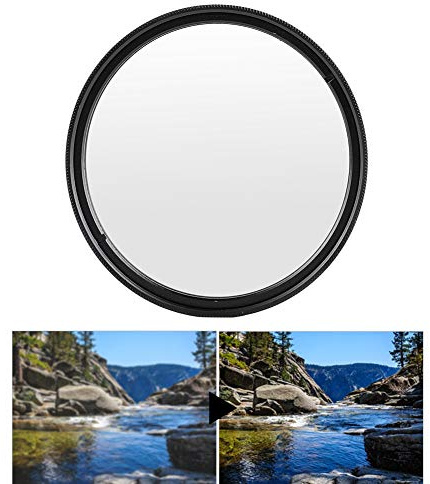 Filtro UV para Cámara, único, Seguro de Usar, Eficaz, Hecho Hogar (58MM)