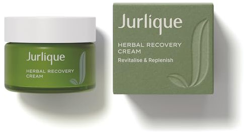 Jurlique - Herbal Recovery Cream with Recovery Blend - Smooth Fine Lines - Even Tone and Texture - Boost Glow - Strengthen Moisture Barrier - All Skin Types - Natural Ingredients - 50ml