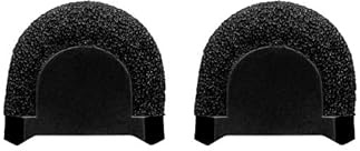 Shure MoveMic Accessory - Replacement Windscreens, Black, Pair (AMV-LAV-WS/B)