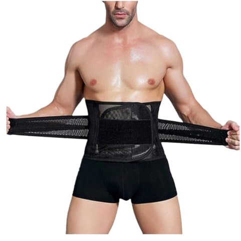 GTGXZX Taillentrainer Bauchweggürtel Waisttrainer Taillenmieder Shapewear Bauchkontrolle Mieder Unterbrust Korsett Schlankheits Body Shaper Taillenformer Bauchgürtel(L)