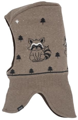 maximo MINI Boy-Schlupfmütze,Waschbär Jerseyfutter