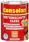 Consolan Wetterschutzfarbe, Deckender Holzschutz für Außen, Sandgelb, 750ml