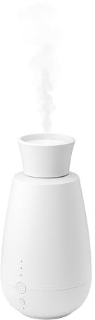 Stadler Form difusor de Aroma Ella, Sistema Inteligente de atomizador de Aceite Esencial, sin Agua, sin Calor, Olor Intenso, inalámbrico, Sensor de luz, fácil de Usar, Blanco